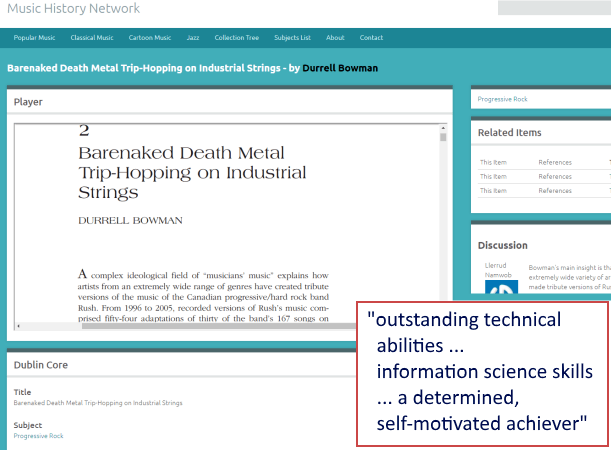 Music History Network